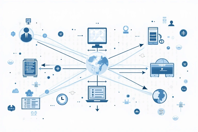 Infographic showing data flow and usage purposes